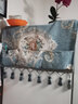 乐唯仕冰箱防尘罩盖布双开门单开门布艺欧式冰箱盖巾帘轻奢高档2022新款 嘉宝丽-蓝 60cm*140cm单开门冰箱洗衣机盖巾 实拍图