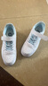 361°儿童板鞋男童六一小白鞋轻便魔术贴耐磨底女童滑板鞋小童板鞋男女 【四季款】361度白/冰雪绿色 35 实拍图