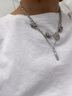 BJYL【免费刻字】钛钢项链男潮韩版嘻哈锁骨链男士吊坠小众潮牌网红 实拍图