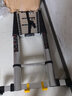 加多奇2米到8米伸缩梯加厚铝合金多功能伸缩梯家用直梯升降阁楼梯工程梯 升级伸缩直梯6.5米（带平带轮） 实拍图