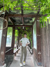 Foss Phil裤子男士冰丝夏季宽松垂感休闲长裤刺绣薄款直筒裤FPK22卡其M 实拍图
