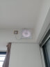 奥克斯（AUX）排气扇卫生间换气扇浴室排风扇厨房强力抽风机玻璃窗式 窗墙通用8寸【开孔：180-190mm】 实拍图