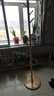 半隅雅居实木衣架落地卧室落地挂衣架家用挂衣置物架衣服挂架挂衣杆衣帽架 进口实木丨原木色圆盘款 实拍图