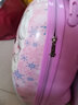异同想冰雪奇缘儿童拉杆箱女孩行李箱公主旅行箱16英寸硬壳拖拉箱登机箱 027蛋壳冰雪粉 实拍图