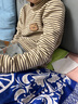 多妙屋女童长袖T恤春秋装儿童棉打底衫中大童半高领上衣81773粉色140 实拍图