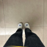 斯凯奇（Skechers）女鞋春季小白鞋蕾丝休闲运动熊猫鞋黑色增高厚底老爹鞋11959 白色/WHT 37 实拍图