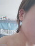 七妹S925银弯钩耳钉女精致镶钻耳环睡觉免摘的耳骨钉迷你简约小巧养耳洞 弯钩(白钻)一对 实拍图