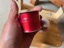 灵久久中国结绳线编织线红绳DIY手工材料挂绳戒指编织丝线手链绳项链线 红色 7号（1.5mm） 晒单实拍图