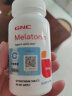 GNC健安喜褪黑素片melatonin睡眠退黑素片成人中老年人适用美国原装 【重度】10mg60片 2瓶 实拍图