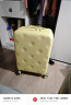 不莱玫大容量行李箱女学生旅行箱20英寸高颜值拉杆箱子男登机箱 奶黄色 晒单实拍图
