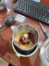 双阀摩卡壶第三代煮咖啡壶意式浓缩萃取家用冰美式拿铁咖啡器具 【2人份】白色摩卡壶-3件套 实拍图