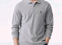 U.S. POLO ASSN.polo衫男翻领秋季纯棉商务休闲长袖t恤男士高端上衣藏蓝色 L 实拍图