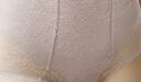 伊维斯高腰内裤底裤女 无痕收腹 薄款蕾丝提臀 舒适透气抗菌 091 烟雾紫 1条 XL (170/105) 实拍图