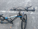 飞鸽山地自行车成年人男女变速轻便双碟刹学生青少年越野赛车山地车 黑蓝色 辐条轮 适合175-195cm 27.5英寸 24速顶配 实拍图