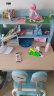 京东京造儿童书桌学习桌椅写字桌【进口实木 小户型 可升降】80cm蓝 晒单实拍图