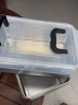 米膳葆（MISANBROO） 抗菌316不锈钢保鲜盒密封防漏大容量冰箱收纳盒水果餐盒便当饭盒 超大容量-8000ml 实拍图