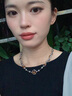小米星美拉德琥珀色猫眼石项链女轻奢小众甜酷锁骨链配饰脖颈链虎眼石 虎眼石拼接项链 送 实拍图