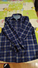 立蒙冬季男士保暖衬衫加绒加厚长袖格子衬衣中年爸爸装 316蓝灰格5XL 实拍图