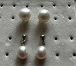 黛米 简约 S925银无核强光白色淡水珍珠耳钉素钉耳饰母亲节礼物 11-12mm【大气有存在感】 实拍图