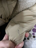 巴拉巴拉童装儿童羽绒服两件套男童女童宝宝冬装连帽外套 咖白色调00351 90 充绒量27g 实拍图