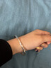 银意坊莫比乌斯手镯9999纯银时尚款女生镯子开口生日礼物送女友老婆银饰 莫比乌斯手镯 开口款约22±1克 实拍图