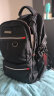 Edison高中生书包大容量初中大学生反光双肩包旅行背包 K052-6G黑色 实拍图