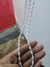臻庄卷帘配件转轴窗帘卷拉帘拉链拉绳拉珠绳拉式手拉升控制器百叶滑轮 铁头（38管）1.7米绳 实拍图