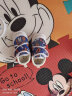托姆贝克（ThomBaker）婴儿学步鞋夏季网鞋凉鞋透气男女宝宝鞋小童鞋1-3岁软底防滑鞋 蓝色字母 18码 (内长13.5cm / 适合脚长13 实拍图