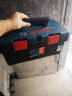 博世(Bosch)多功能家用储存工具箱Fisher-box钓鱼箱加厚便携收纳盒五金工具收纳整理箱 蓝黑搭红靓色塑盒 实拍图
