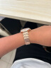 阿玛尼（ARMANI EXCHANGE）手表女士 满天星镶钻编织钢带石英欧美腕表 生日礼物送女生AX5901 晒单实拍图