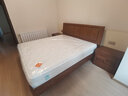光明家具 实木床卧室双人床现代简约榆木床双人床婚床1504 1.8米普通空体床(1504) 实拍图