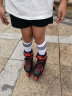 米高轮滑鞋成人溜冰鞋直排轮旱冰鞋刷街花式男女休闲可拆卸内胆龙脊 黑色单鞋 38 实拍图