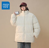 真维斯（JEANSWEST）棉服女2025新款冬季新款宽松立领加厚保暖情侣面包服棉袄外套女生 米杏色 纯色 M 实拍图