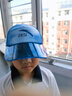 安踏儿童帽子男女童帽2025年春夏季户外防晒遮阳帽鸭舌太阳帽空顶配饰 【太阳帽-蓝色5250-3】 均码 实拍图