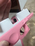 柯尔特黄金沙鹰玩具枪儿童抛壳软弹枪电动格洛克g18左轮成人玩具抢绝地求生吃鸡模型可发射手炝 格洛克G18标配-粉色 实拍图