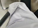 窈嘉 长袖白大褂 学生实验服男女医师卫生美容服化学试验白大褂工作服 精品-男医师纽扣袖 3XL (185) 实拍图