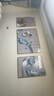 宜巢客厅装饰画晶瓷画现代简约批发沙发背景墙壁画轻奢镶钻三联挂画 逸彩 两边60*80中间110*80镶钻面 实拍图