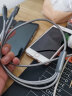 罗马仕 数据线三合一充电线6A快充100W/66W充电器线适用于苹果iPhone14/Type-c安卓一拖三头小米华为车载 实拍图