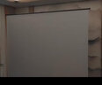 鲸米（JINGMI）投影幕布92英寸16:9地拉幕布全面屏手动地升幕布G9金属抗光幕家用办公户外便携移动投影仪屏幕 实拍图