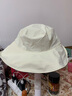 蕉下（beneunder）遮阳帽女渔夫帽防晒帽男太阳帽子防紫外线夏季户外骑行 深蓝灰-高岭白 实拍图
