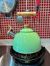苏泊尔SUPOR 鸣笛不锈钢开水壶 复合底燃气烧水壶 2.5L绿色ES25TS01-G 实拍图