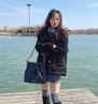 CAKNLS KALRY轻奢包包女款2025年单肩包托特女包520情人节生日礼物送女友老婆 黑色 礼盒装 实拍图