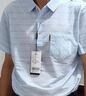 老爷车中年男士夏季冰丝爸爸短袖t恤男中老年人男装衣服父亲节实用礼物 T5612212680蓝色（真口袋） L (175) 【建议135-145斤】 实拍图
