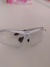 洛克兄弟（ROCKBROS） 偏光骑行眼镜男女款防风自行车眼镜户外运动太阳镜风镜防晒 变色款-亮白 实拍图