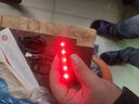 山地自行车尾灯充电公路单车夜骑行爆闪光灯儿童平衡车装饰警示灯  USB充电尾灯高亮款红光 实拍图