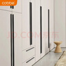 卡贝（cobbe）衣柜门拉手长衣柜把手抽屉拉手黑色现代简约极简五金柜子家具 LS225款-【总长600mm】黑 实拍图