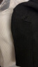 莫代尔4双黑白袜子女春秋堆堆袜女日系jk中筒袜配乐福鞋秋冬双针长袜 实拍图