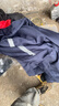 左斯客冬季工作棉服质不可拆卸加厚内胆劳保服防寒大衣工程服棉衣男 藏蓝短款棉服  165 90斤左右 实拍图