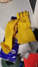 美家日记家用橡胶手套 家务洗碗手套 牛筋手套 商用保洁手套 黄色2双装 晒单实拍图