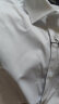 杉杉短袖衬衫男抗皱免烫衬衣商务弹力正装工装 白色（无口袋） 40  晒单实拍图